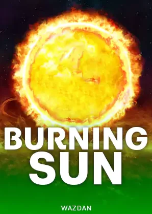 ภาพปกเกม Burning Sun รูปลูกไฟดวงอาทิตย์ลุกไหม้