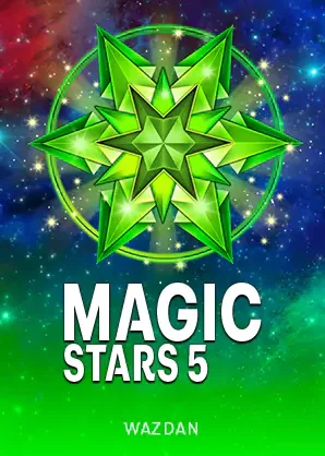 ภาพปกเกม Magic Stars 5 แสดงดาวสีเขียวเรืองแสง
